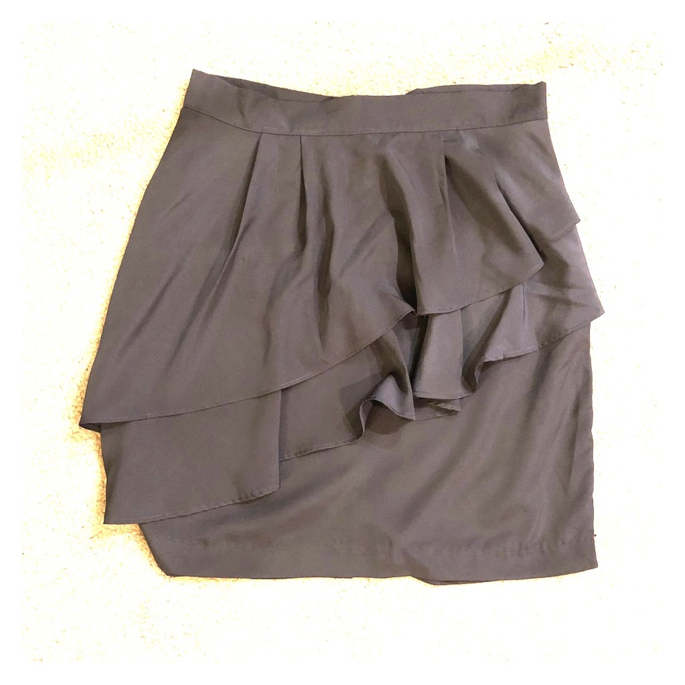 H&M black layered skirt